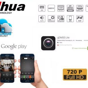 Dvr 4 Ch Hd Dahua 720p. Pentahibrido Xvr1a04 Cctv Vigilancia