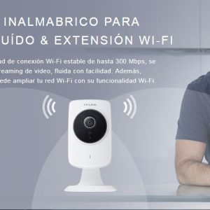 Cámara IP Cloud Dia/noche, 300mbps Wi-fi Tp-link Nc220
