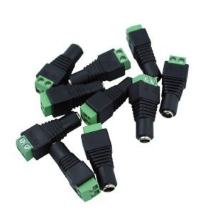 Conectores Dc Jack De Poder Para Cám De Vigilancia Par