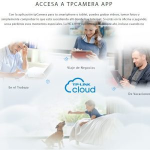 Cámara IP Cloud Dia/noche, 300mbps Wi-fi Tp-link Nc220