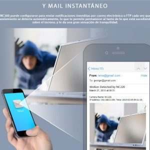 Cámara IP Cloud Dia/noche, 300mbps Wi-fi Tp-link Nc220