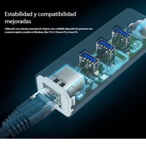 Hub Usb 3.0 3-port&gigabit Ethernet 2 In 1 Tl-ue330 Tp-link