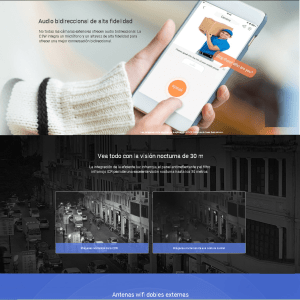 CÁMARA WIFI IP 720P C3W CS-CV310-A0-3B1WFR EXTERNA AUDIO EZVIZ