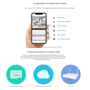 CÁMARA WIFI IP 720P C3W CS-CV310-A0-3B1WFR EXTERNA AUDIO EZVIZ