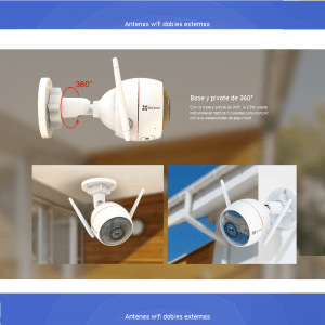 CÁMARA WIFI IP 720P C3W CS-CV310-A0-3B1WFR EXTERNA AUDIO EZVIZ