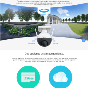 Camara IP externa PTZ Giratoria C8C Lite 2MP 1080P WiFi/Ethernet