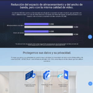 Camara IP externa PTZ Giratoria C8C Lite 2MP 1080P WiFi/Ethernet