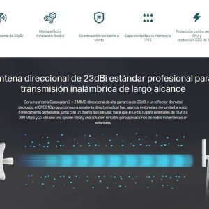 Cpe Exterior Antena 5ghz 150mbps 23dbi CPE605 TP-LINK