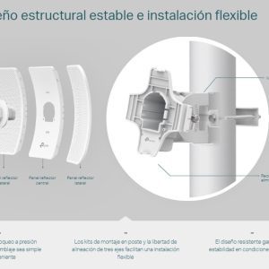 Cpe Exterior Antena 5ghz 150mbps 23dbi CPE605 TP-LINK