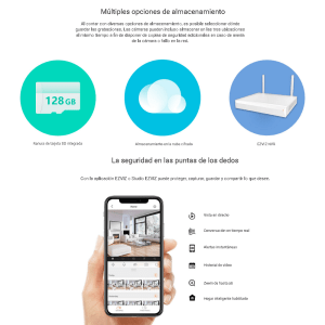 CÁMARA WIFI IP 1080P C3W CS-CV310-A0-1B2WFR EXTERNA AUDIO EZVIZ