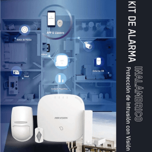 Alarma Casa-Negocio WIFI 32 zonas Hikvision HK-DS-PWA32-KGT sensores