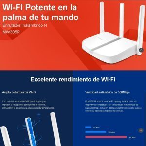 Router Repetidor extensor Wifi Mercusys MW305R 300 mbps