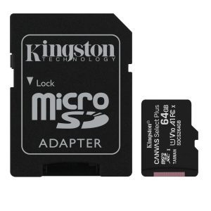 Memoria Kingston micro SD class 10 SDCS2/64GB canvas original