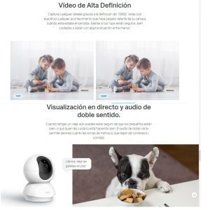 Cámara IP WiFi Rotatoria de Seguridad Tapo C200 TP-LINK