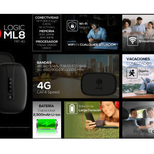 Router portatil WIFI CHIP LOGIC ML8 MIFI 4G