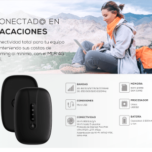 Router portatil WIFI CHIP LOGIC ML8 MIFI 4G